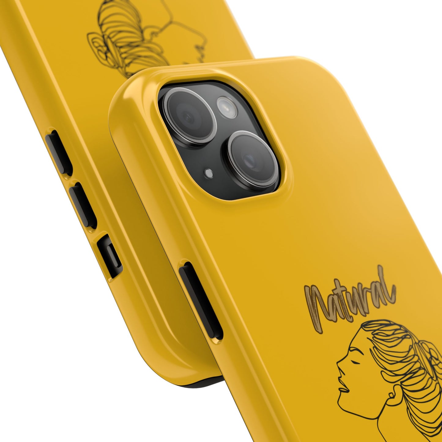 Natural Woman Wet Bun (BL) Tough Phone Cases YELLOW