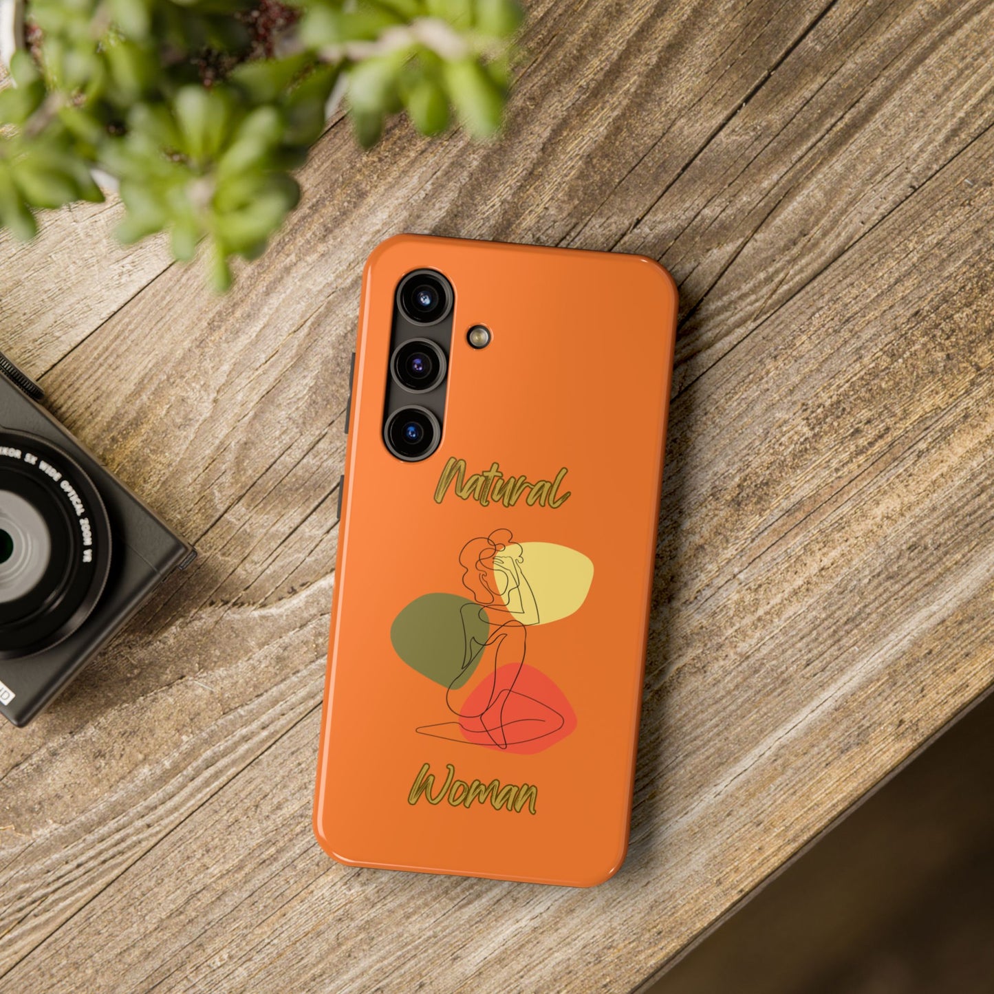 Natural Woman Colorful Pose (BL)Tough Phone Cases CRUSTA