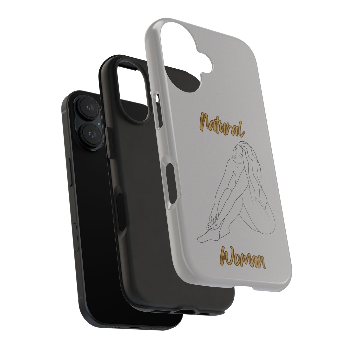 Natural Woman Beauty (BL) Tough Phone Cases LIGHT GREY