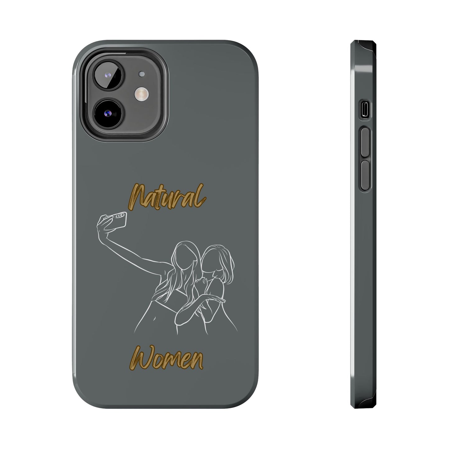 Natural Woman Friends Selfie (WL)Tough Phone Cases DARK GREY