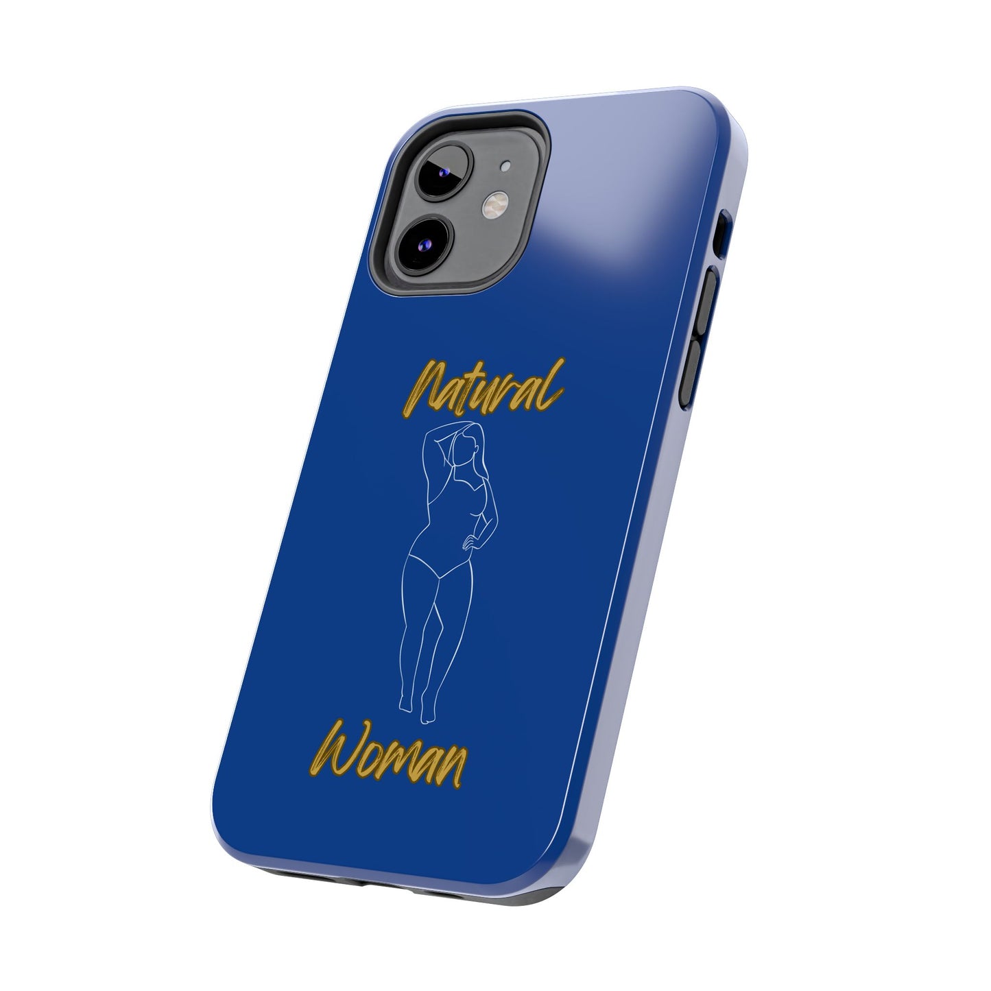 Natural Woman Looking Good (WL)Tough Phone Cases DARK BLUE