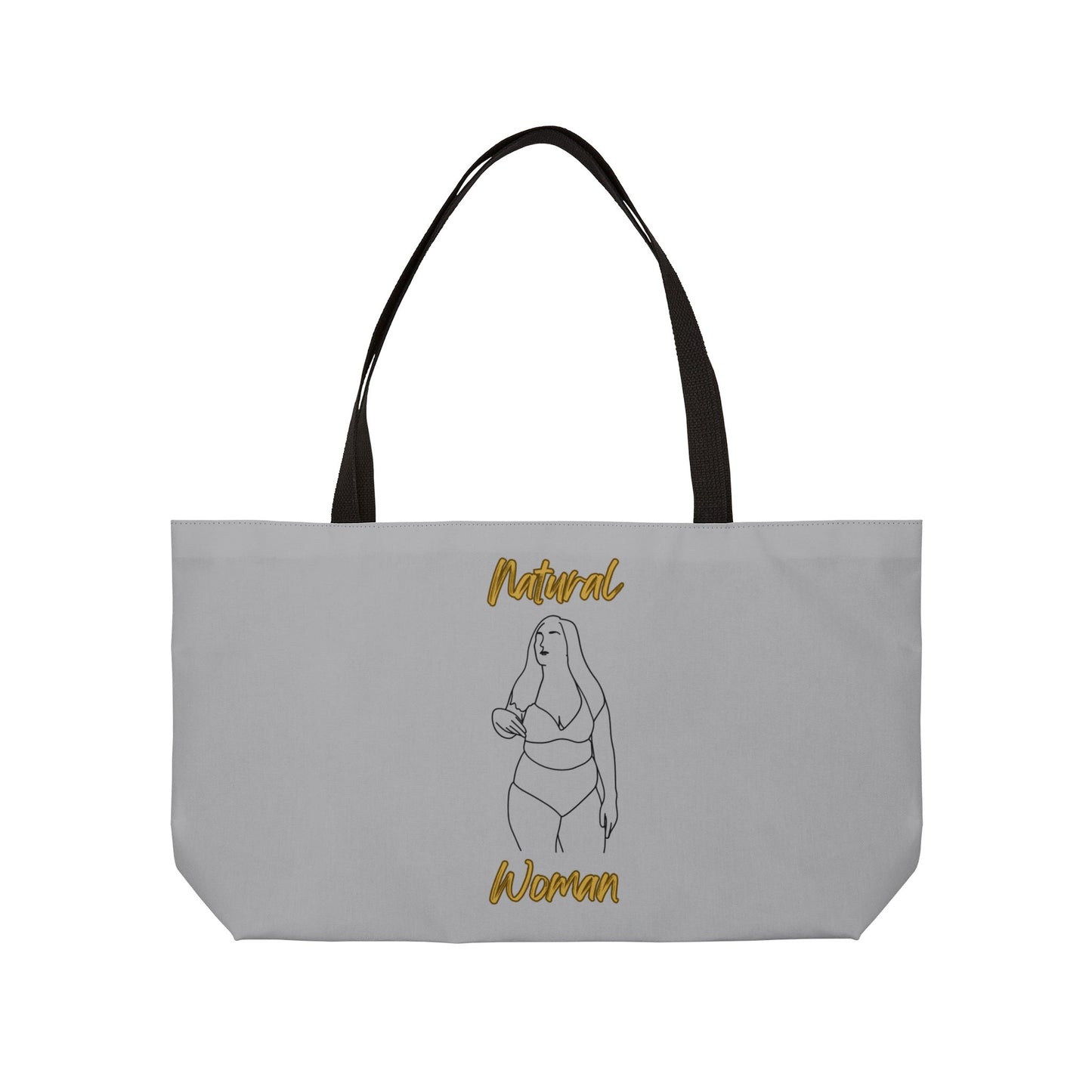 Natural Woman Full Beauty (BL) Weekender Tote Bag LIGHT GREY