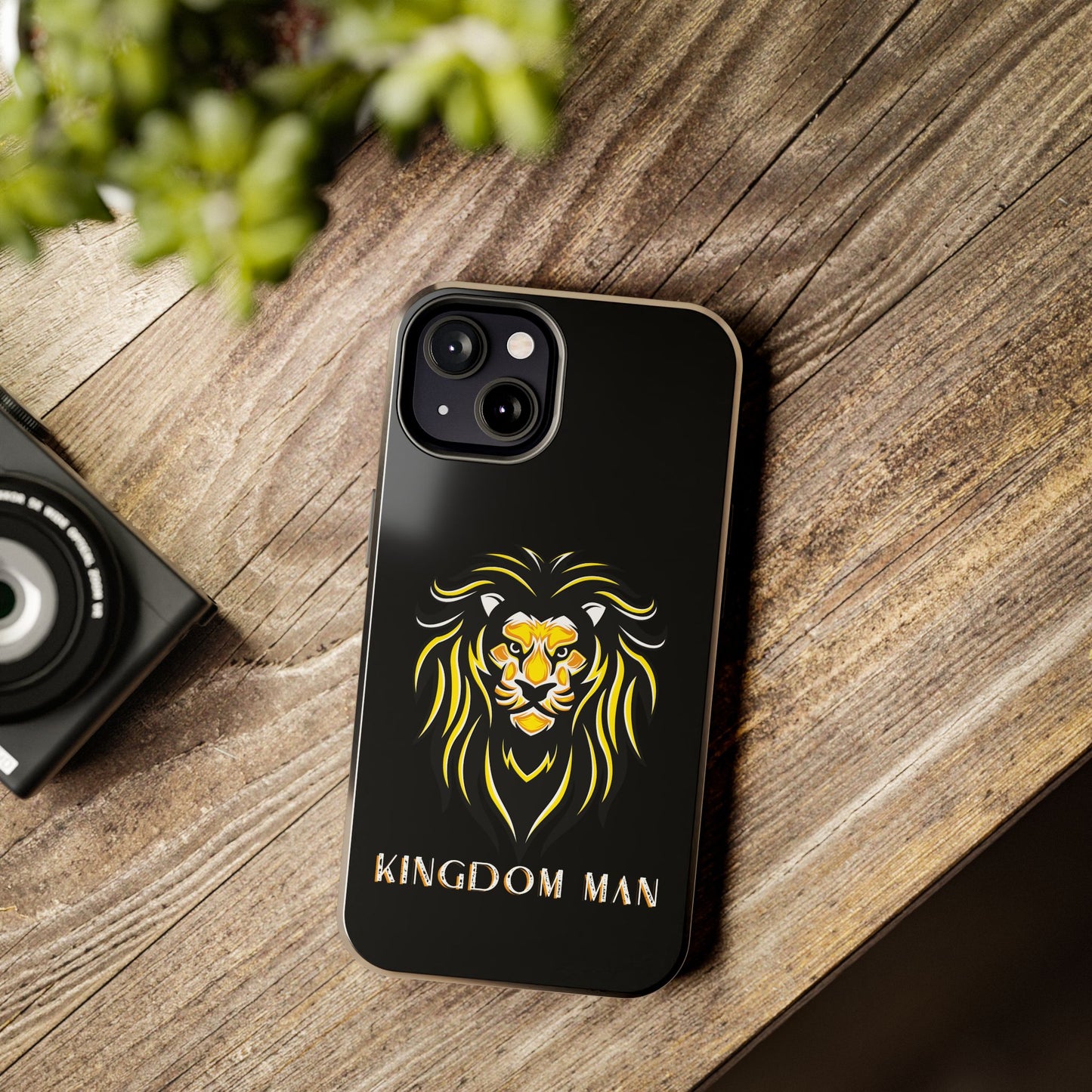 Kingdom Man (White-Gold Label) Tough Phone Case BLACK