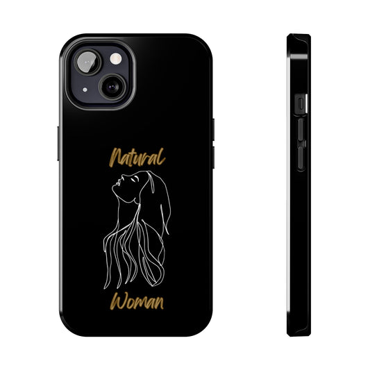 Natural Woman Appreciation (WL)Tough Phone Cases BLACK