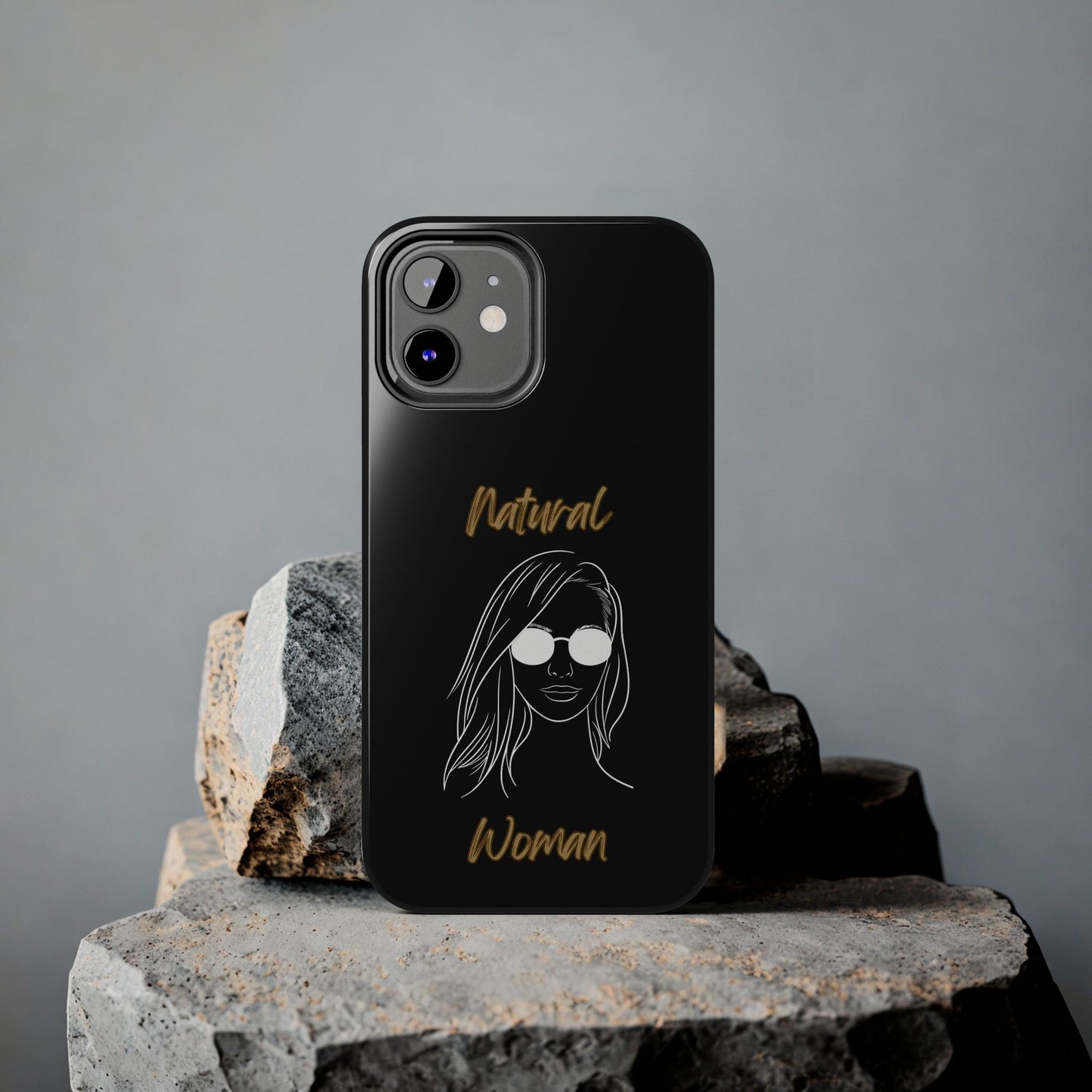 Natural Woman Shades (WL)Tough Phone Cases BLACK