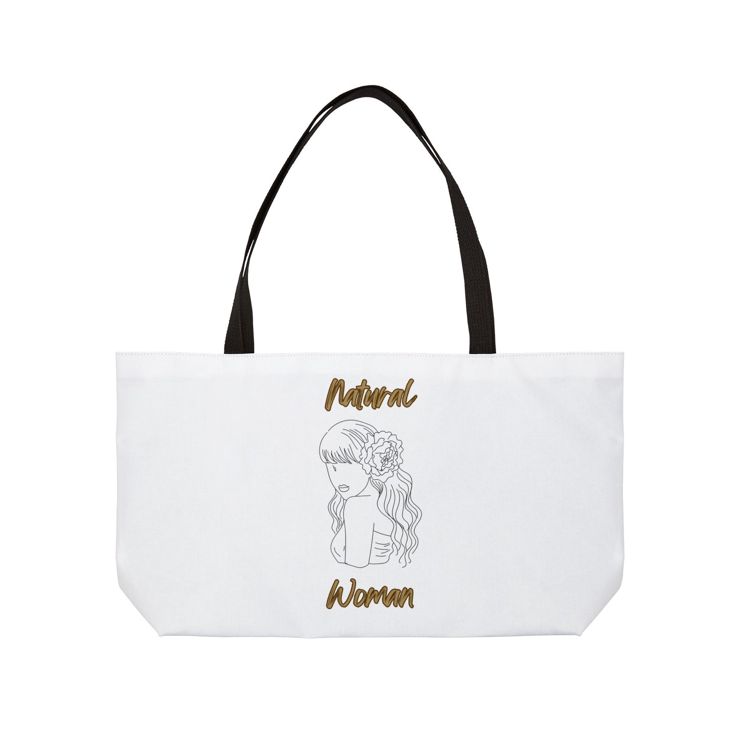 Natural Woman Newness (BL) Weekender Tote Bag WHITE
