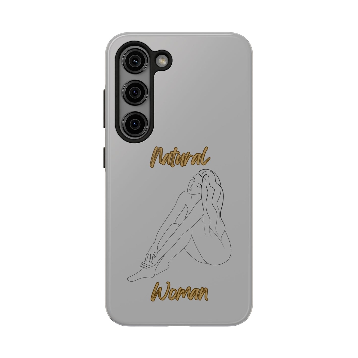 Natural Woman Beauty (BL) Tough Phone Cases LIGHT GREY