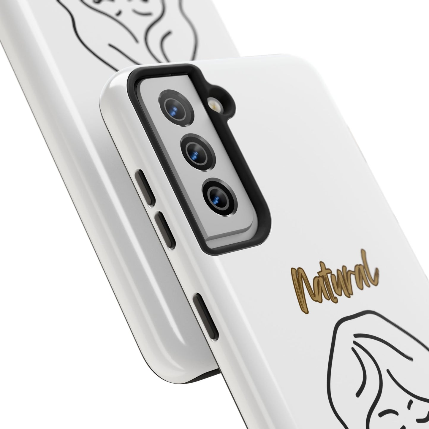 Natural Woman Modest (BL)Tough Phone Cases WHITE