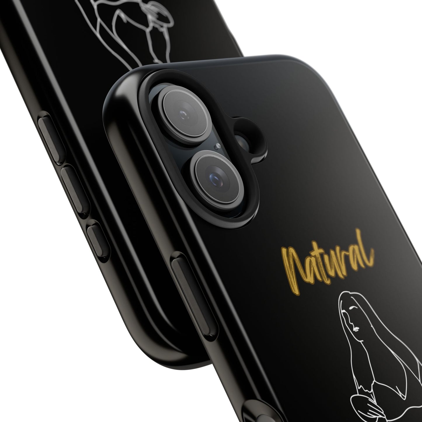 Natural Woman Full Beauty (WL)Tough Phone Cases BLACK