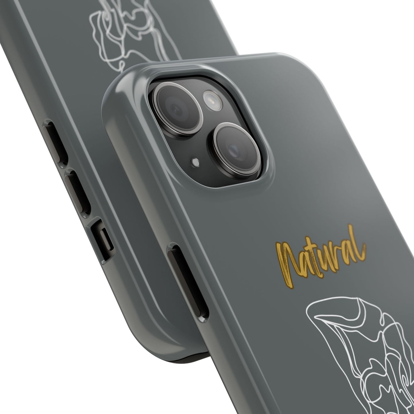 Natural Woman Flexible (WL)Tough Phone Cases DARK GREY