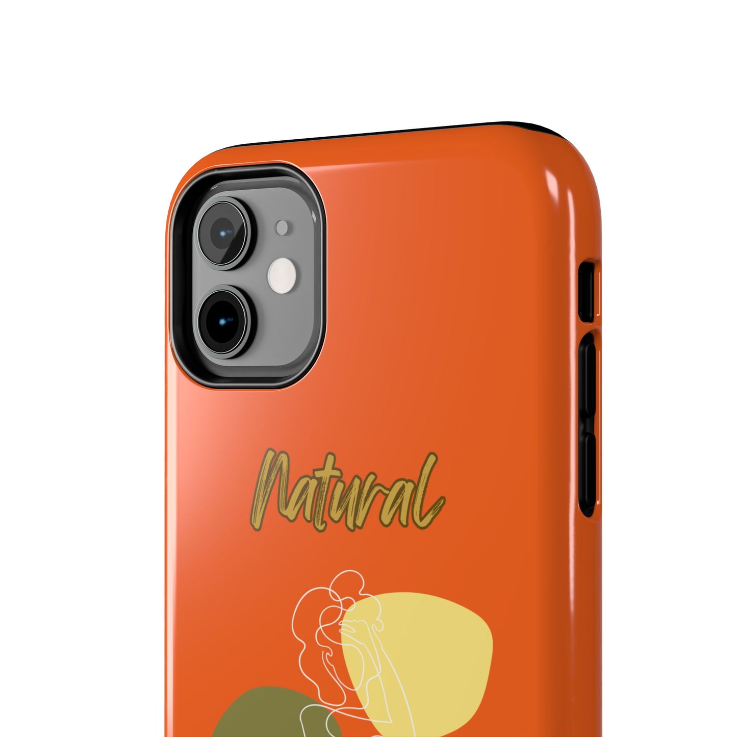 Natural Woman Colorful Pose (WL)Tough Phone Cases ORANGE