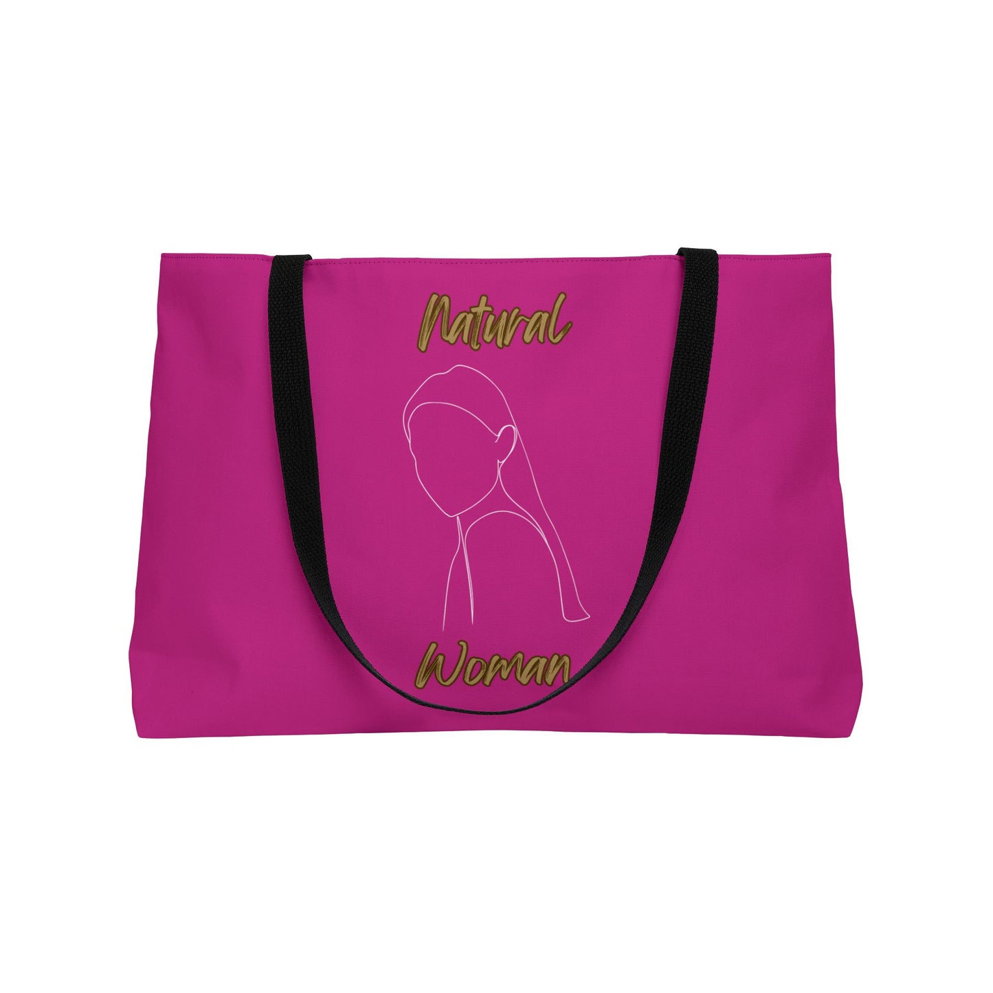 Natural Woman Tilted Look (WL) Weekender Tote Bag PINK