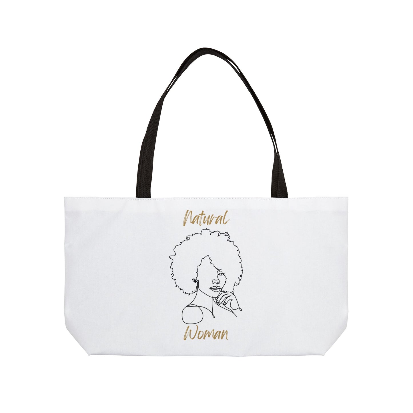 Natural Woman The Look (BL) Weekender Tote Bag WHITE