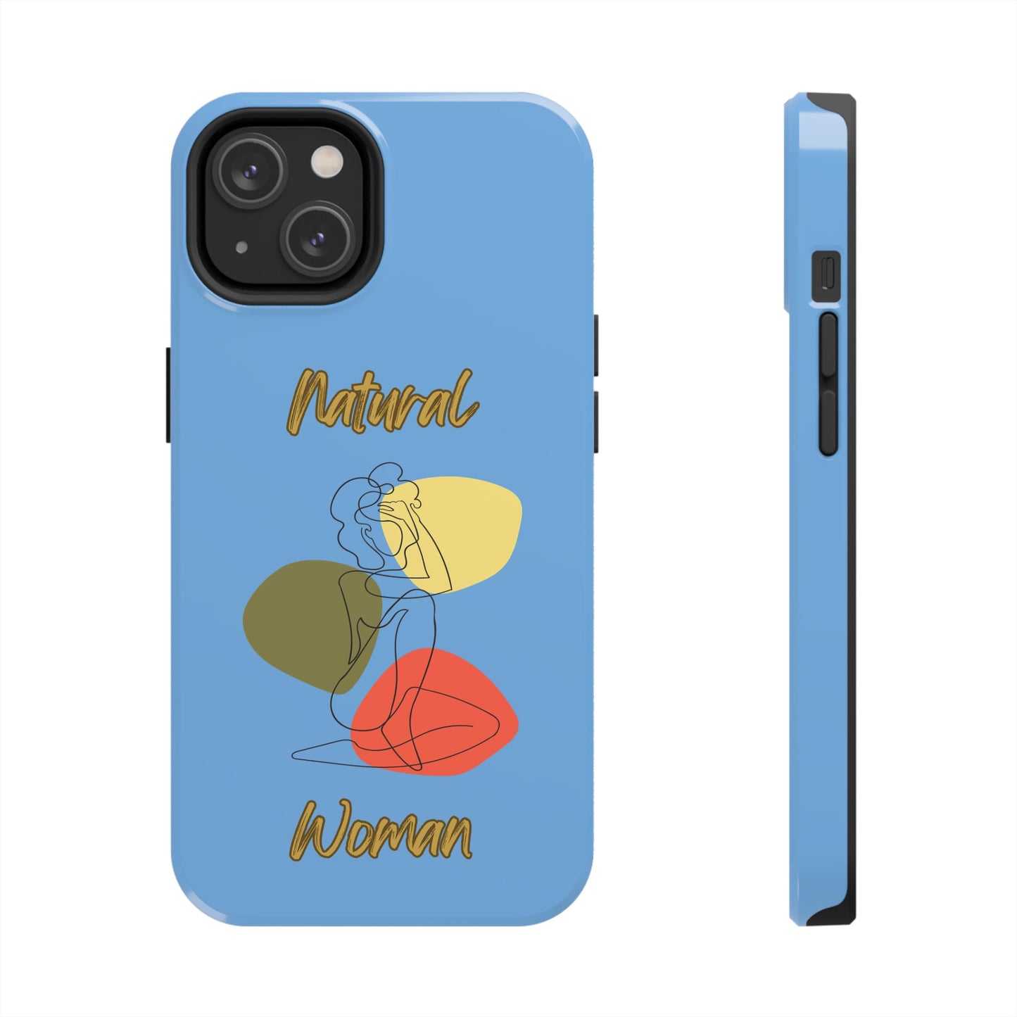 Natural Woman Colorful Pose (BL)Tough Phone Cases LIGHT BLUE