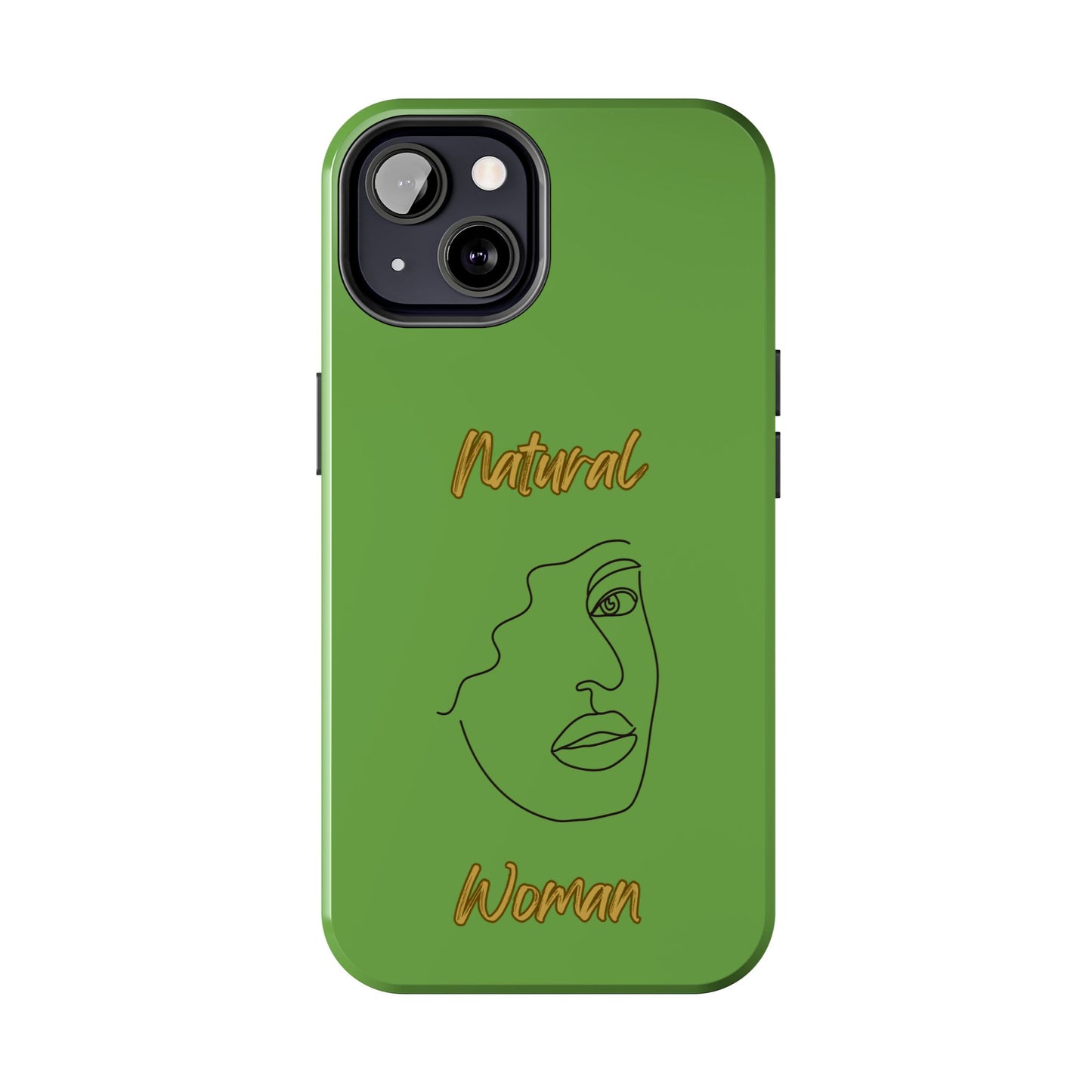 Natural Woman Peekaboo (BL)Tough Phone Cases GREEN