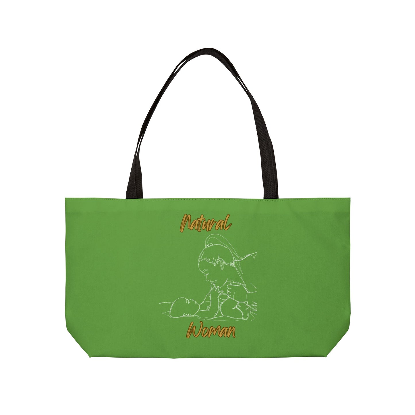 Natural Woman New Life (WL) Weekender Tote Bag DARK GREEN