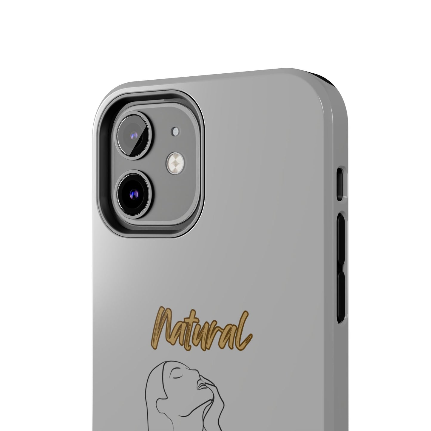 Natural Woman Thank You (BL) Tough Phone Cases LIGHT GREY