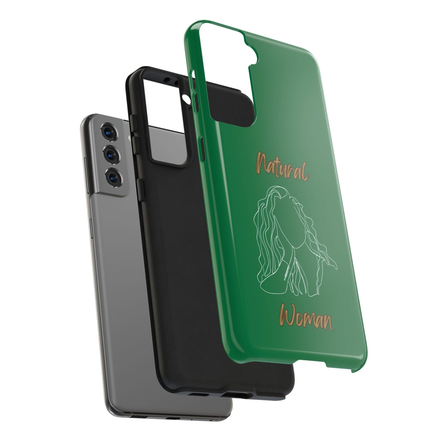 Natural Woman Relaxed (WL) Tough Phone Cases DARK GREEN