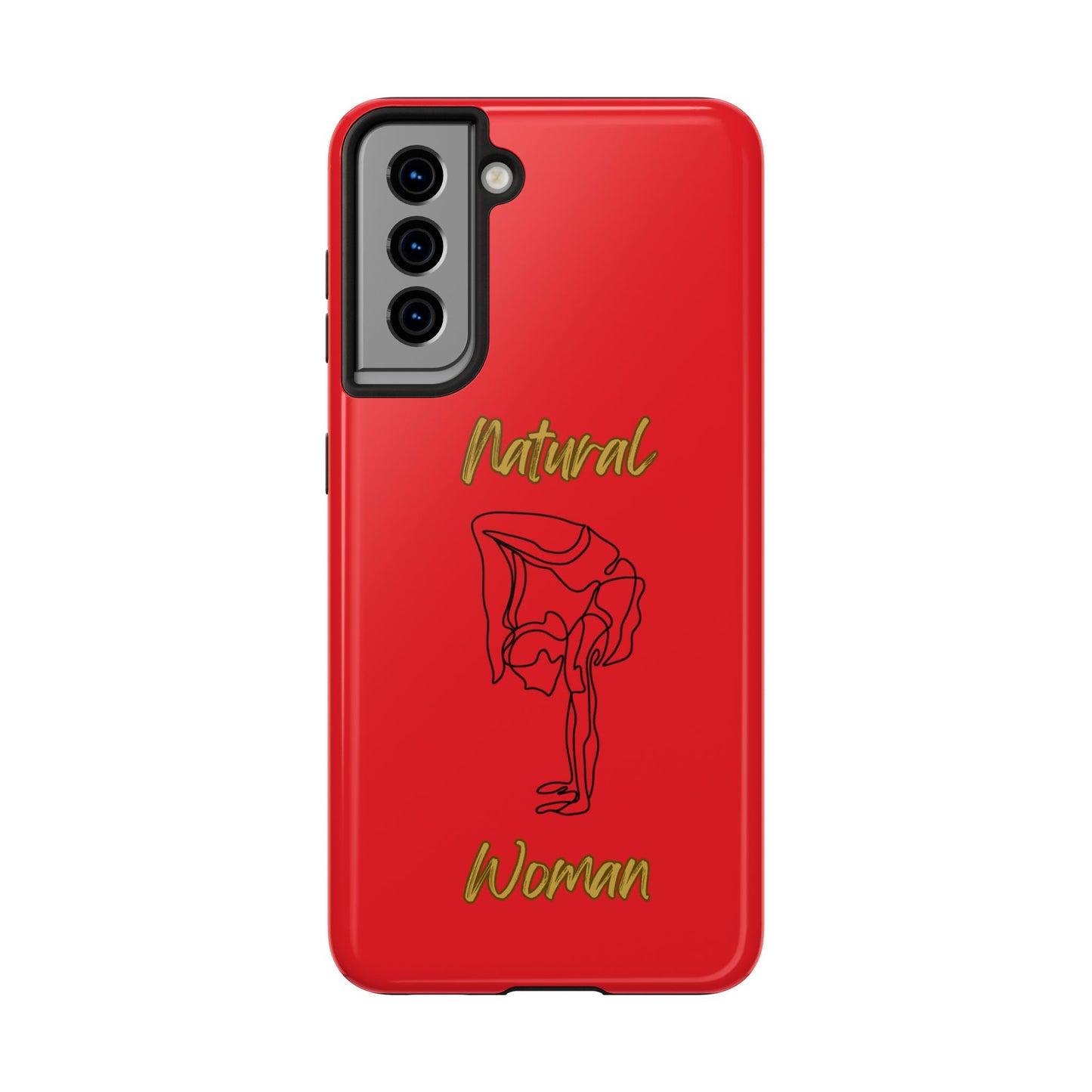 Natural Woman Flexible (BL)Tough Phone Cases RED
