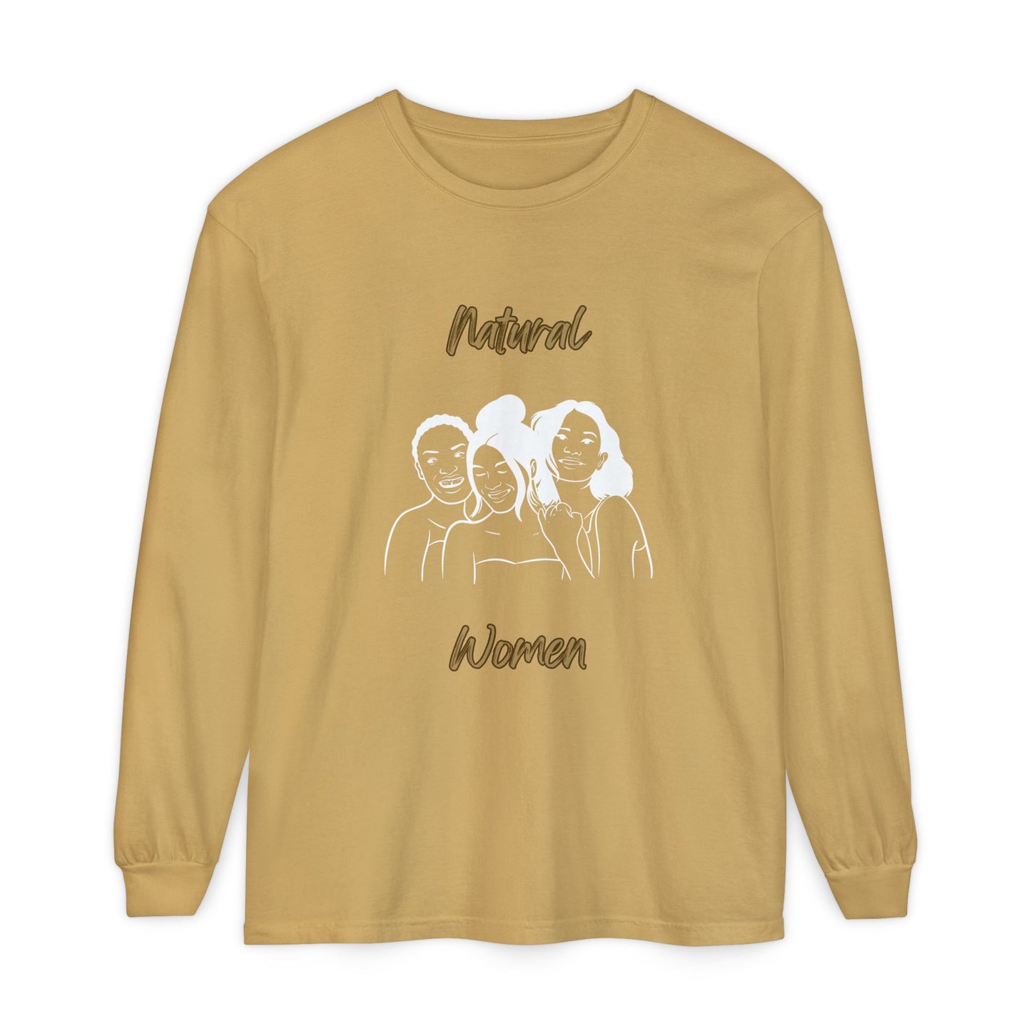 Natural Woman Laughing Friends (WL) Long Sleeve T-Shirt