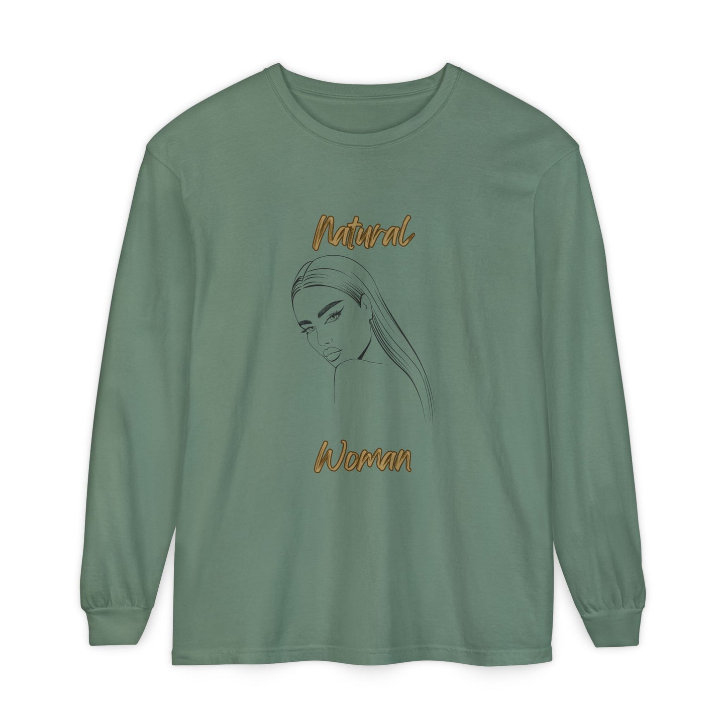Natural Woman The Stare (BL) Long Sleeve T-Shirt