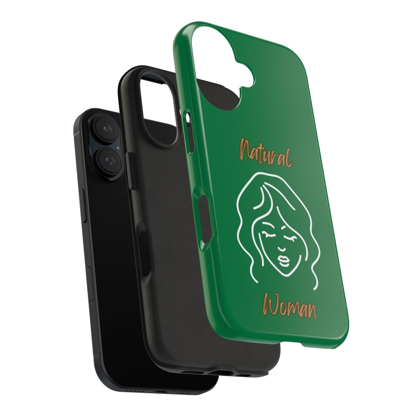 Natural Woman Modest (WL)Tough Phone Cases DARK GREEN