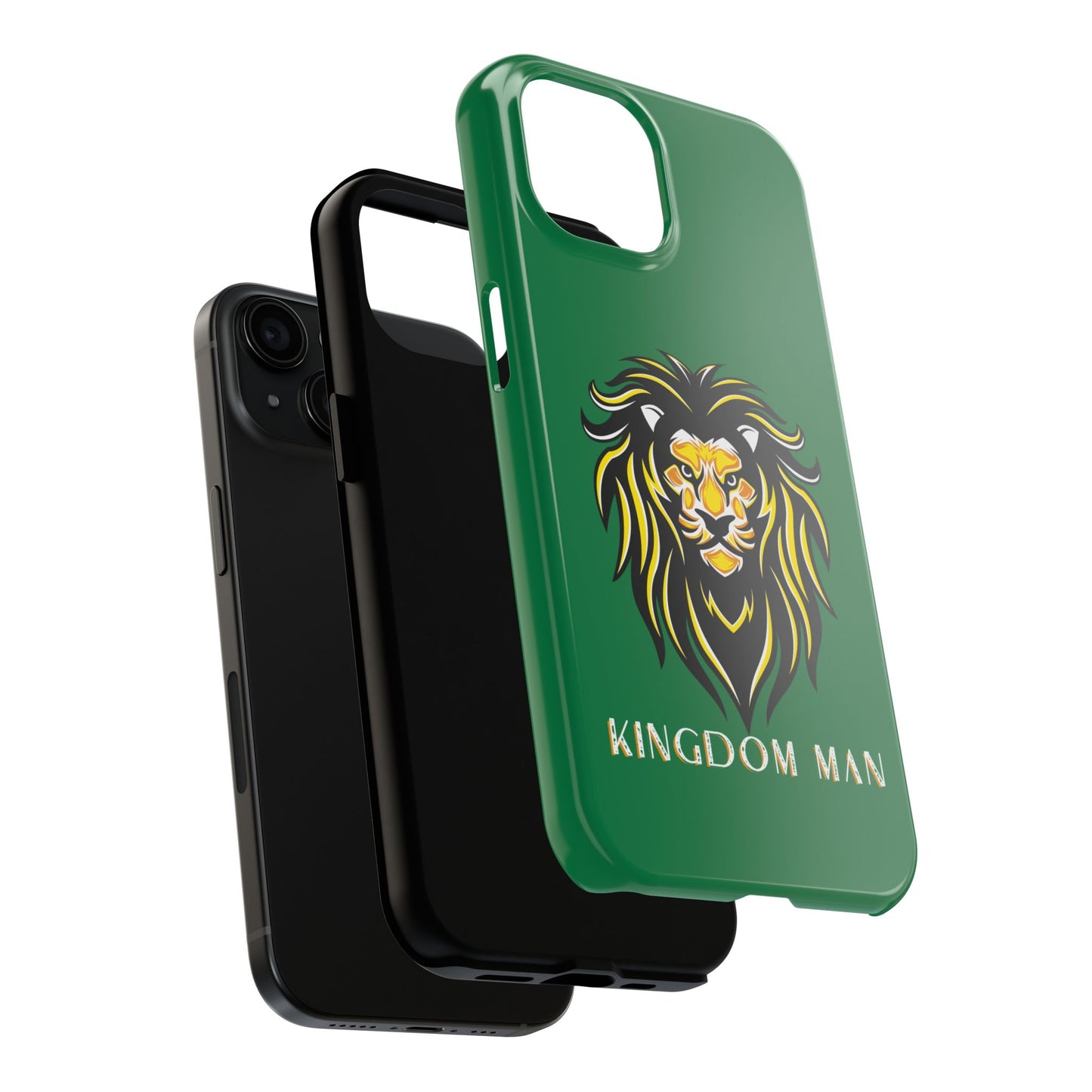 Kingdom Man (White-Gold Label) Tough Phone Case DARK GREEN