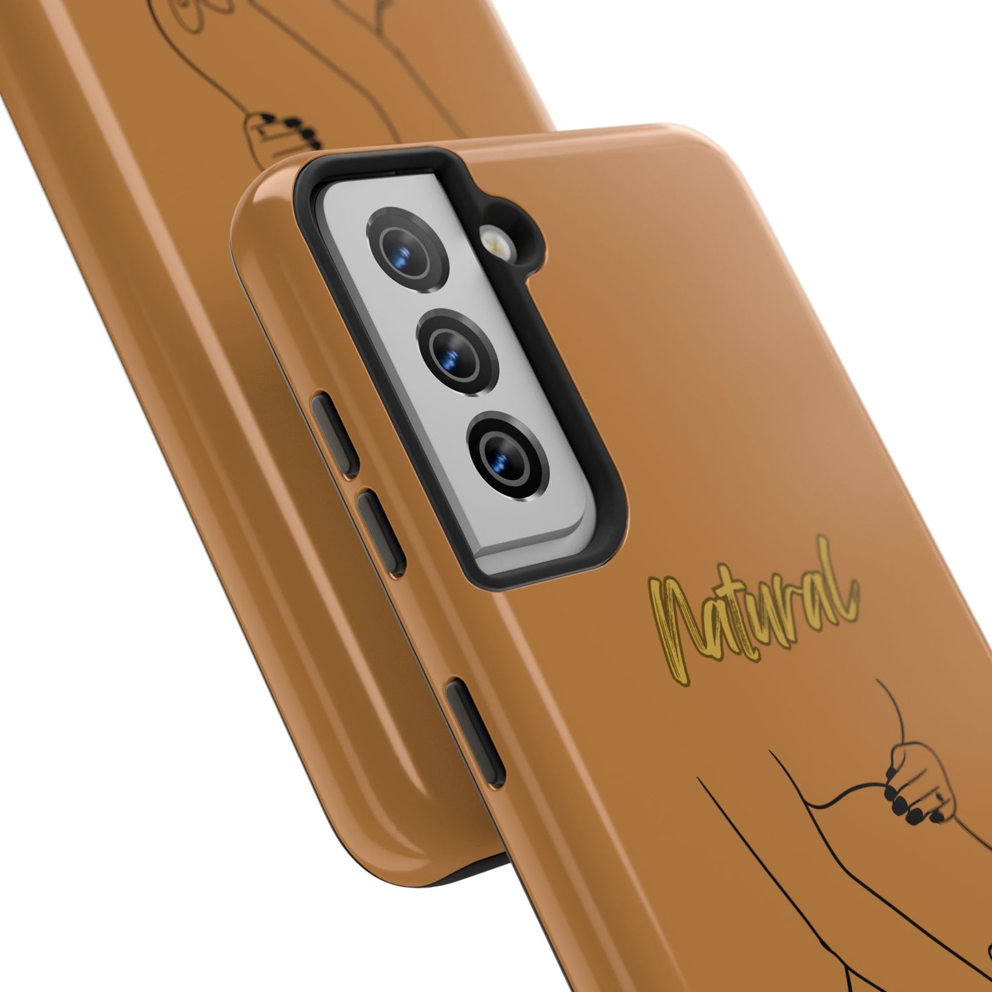 Natural Woman Loved In & Out (BL)Tough Phone Cases LIGHT BROWN