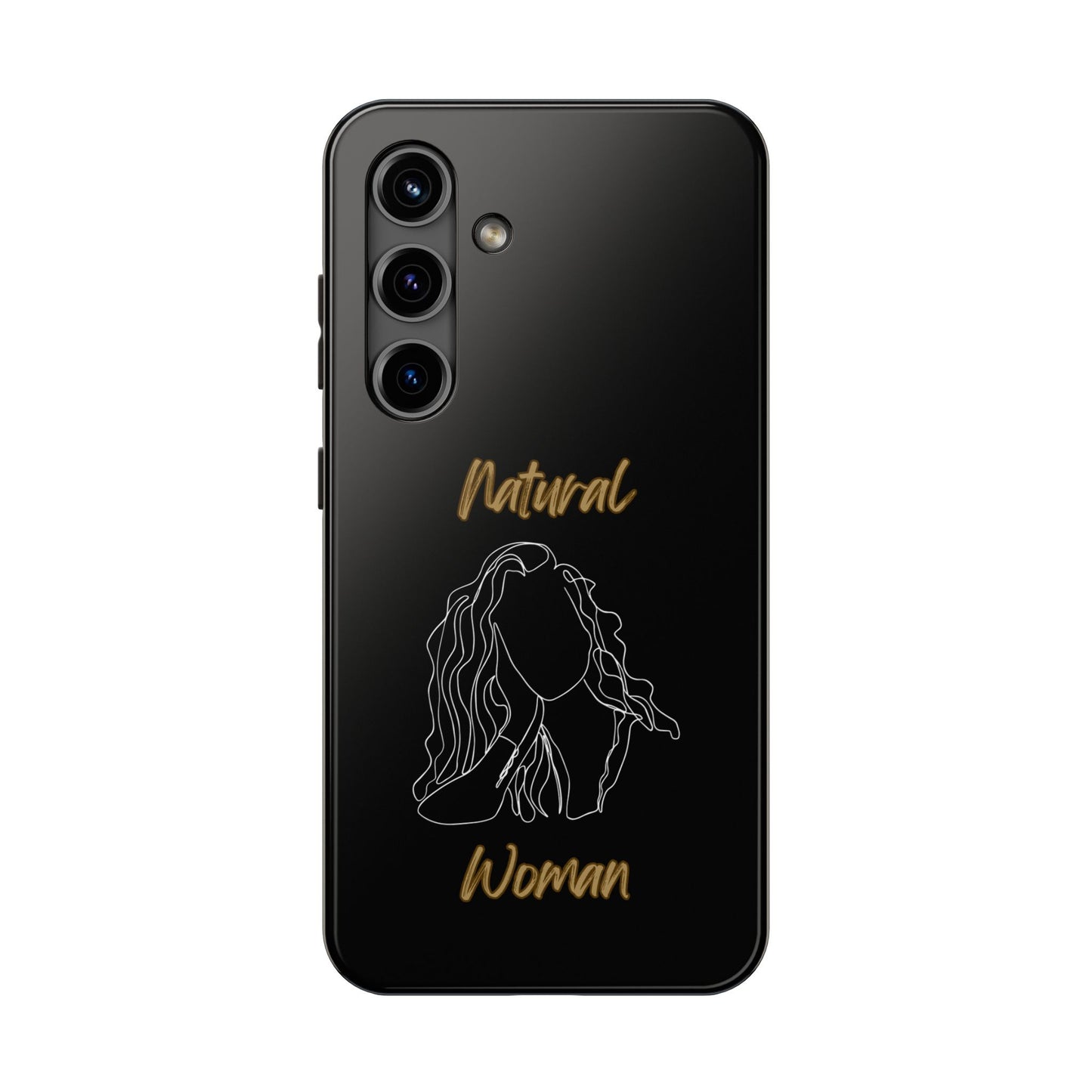 Natural Woman Relaxed (WL) Tough Phone Cases BLACK