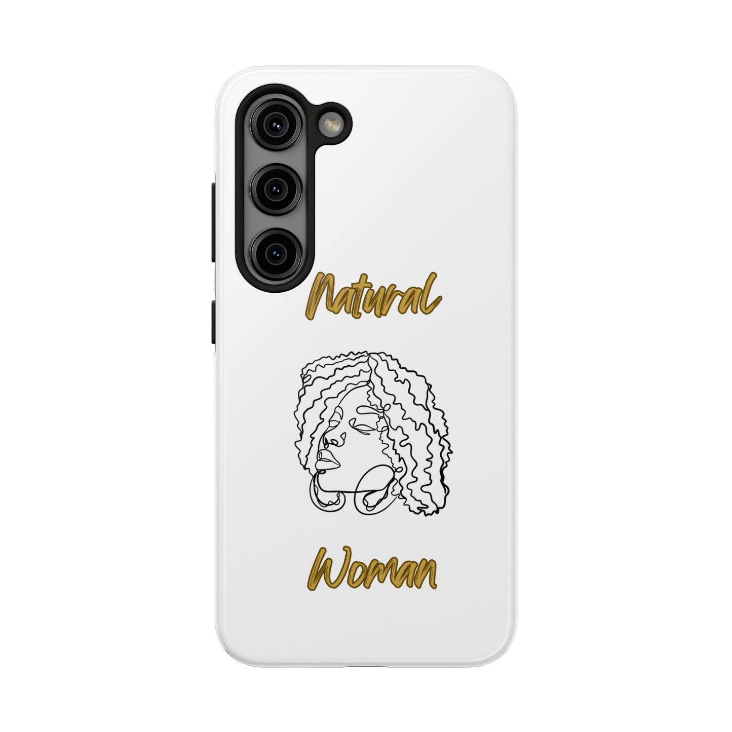 Natural Woman Naturally Me (BL)Tough Phone Cases WHITE