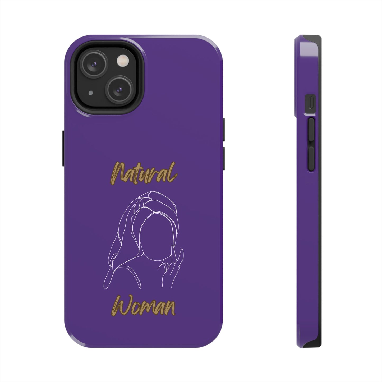 Natural Woman Towel Wrapped (WL)Tough Phone Cases PURPLE
