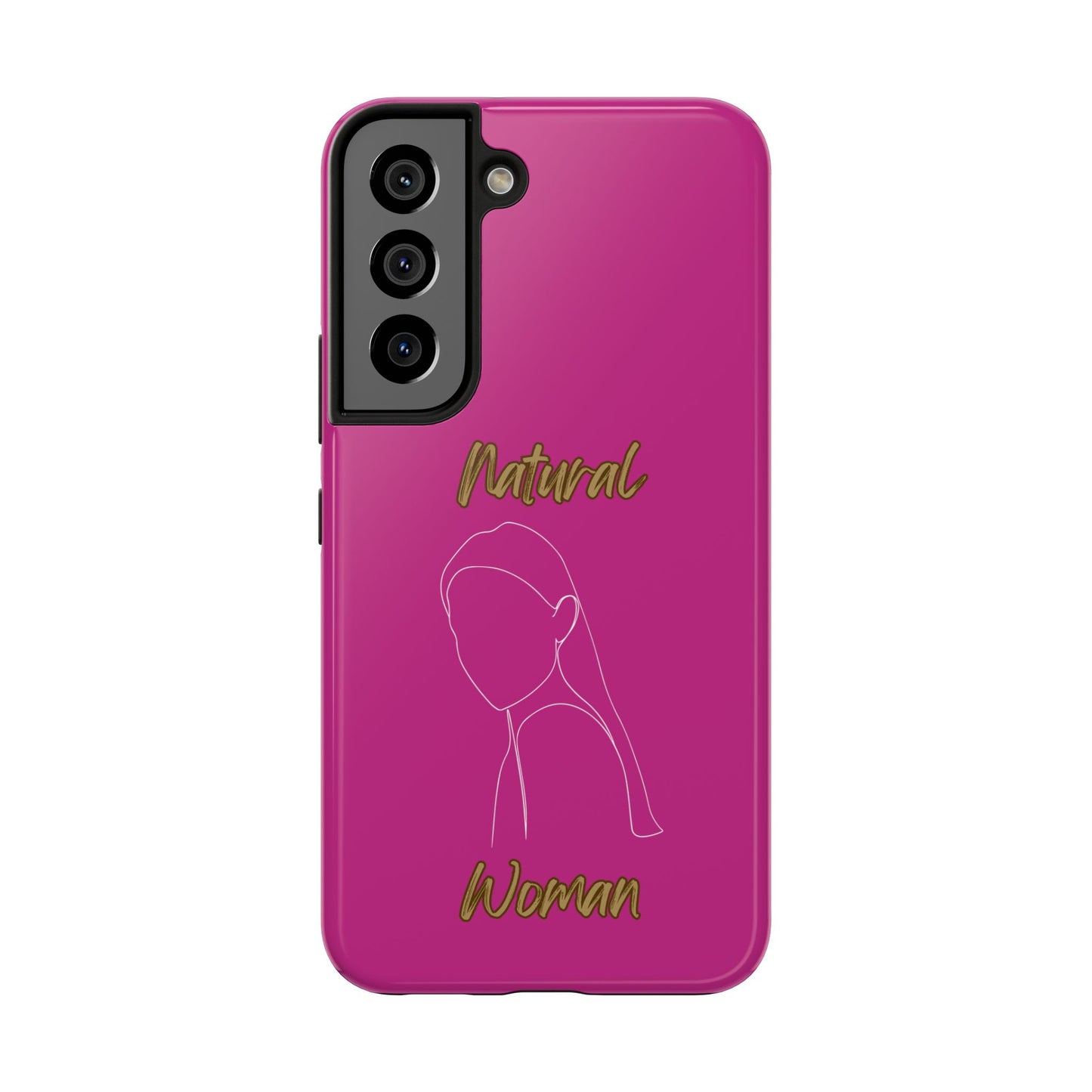 Natural Woman Tilted Look (WL)Tough Phone Cases PINK