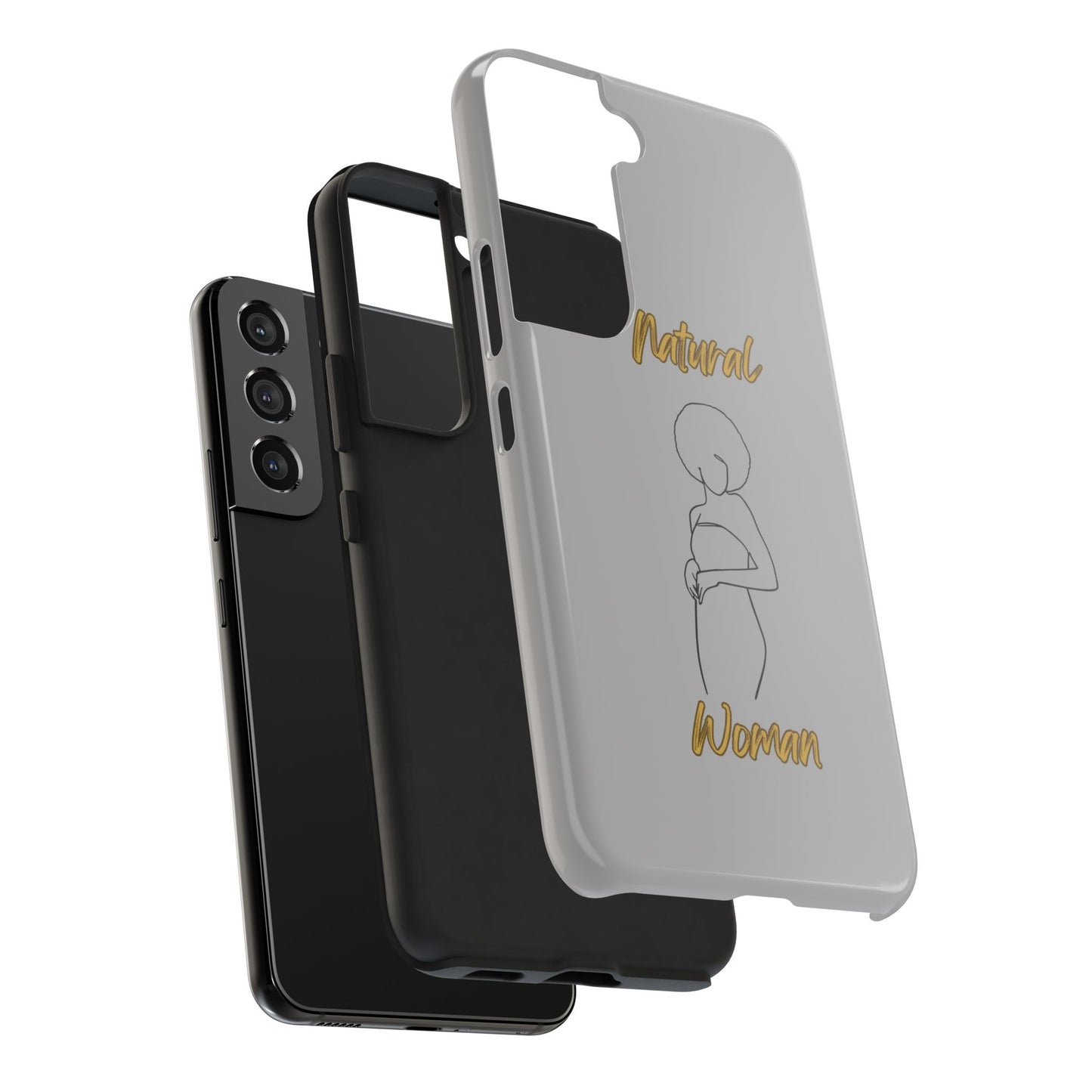 Natural Woman Sho Nuff (BL)Tough Phone Cases LIGHT GREY