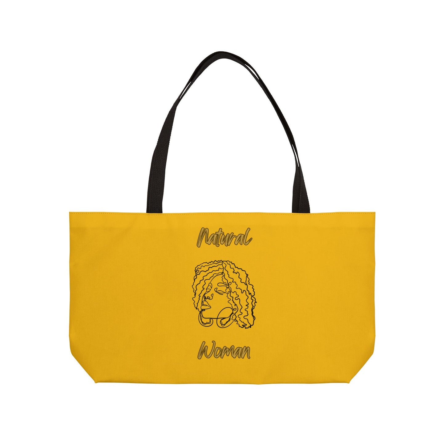 Natural Woman Naturally Me (BL) Weekender Tote Bag YELLOW