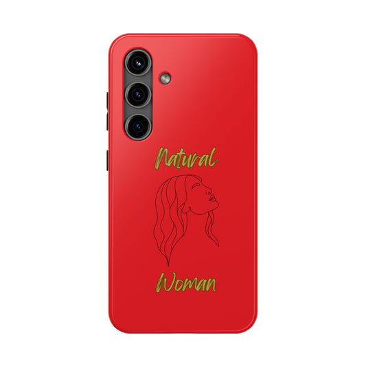 Natural Woman Breeze On Face (BL)Tough Phone Cases RED