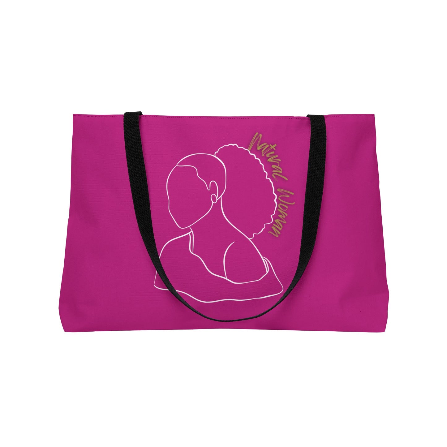 Natural Woman Behind Head (WL) Weekender Tote Bag PINK
