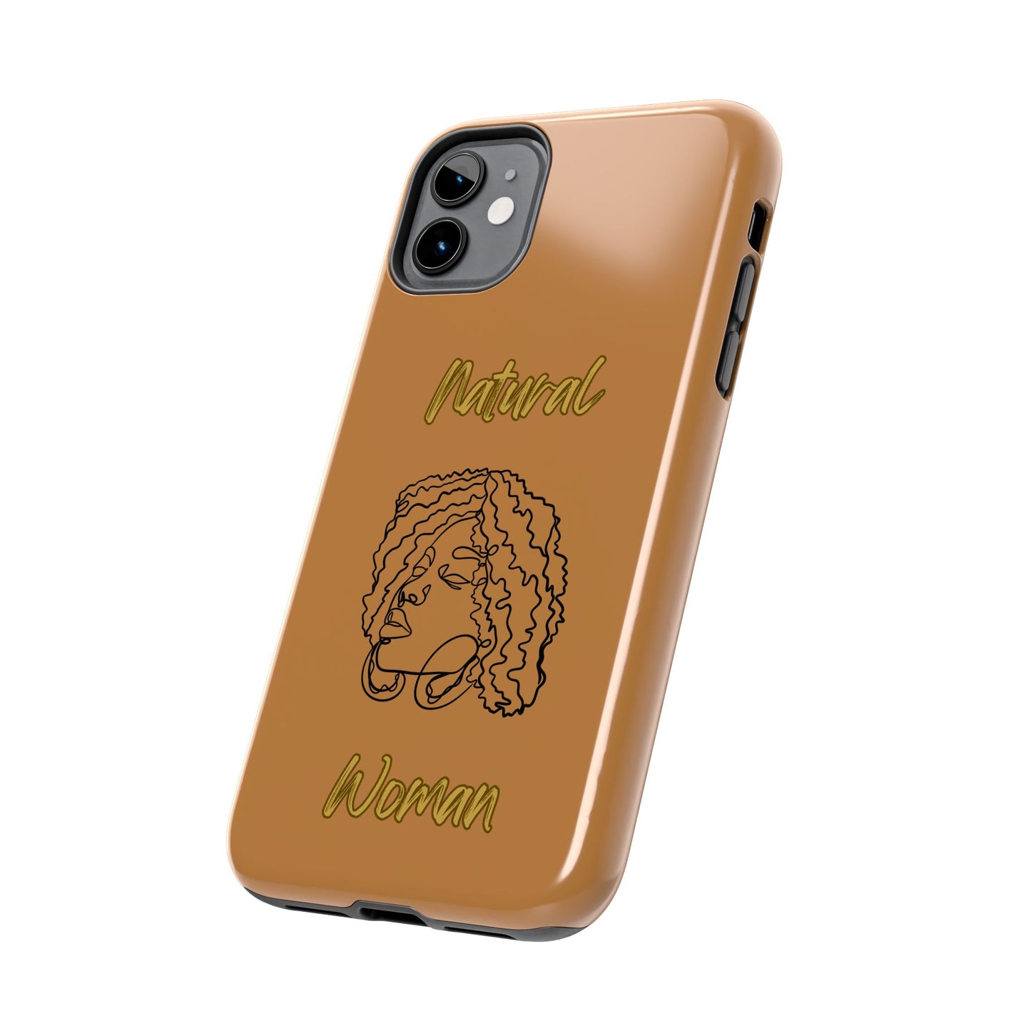 Natural Woman Naturally Me (BL)Tough Phone Cases LIGHT BROWN