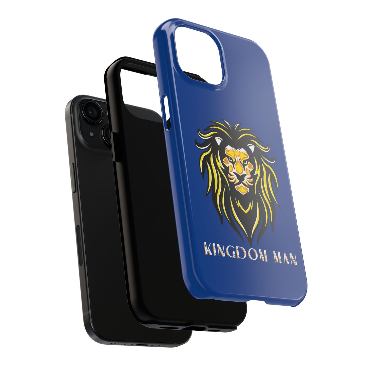 Kingdom Man (White-Gold Label) Tough Phone Case DARK BLUE