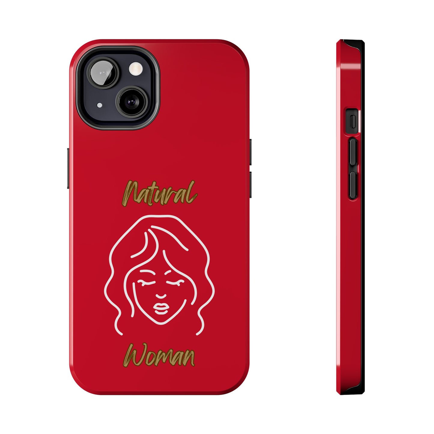 Natural Woman Modest (WL)Tough Phone Cases DARK RED