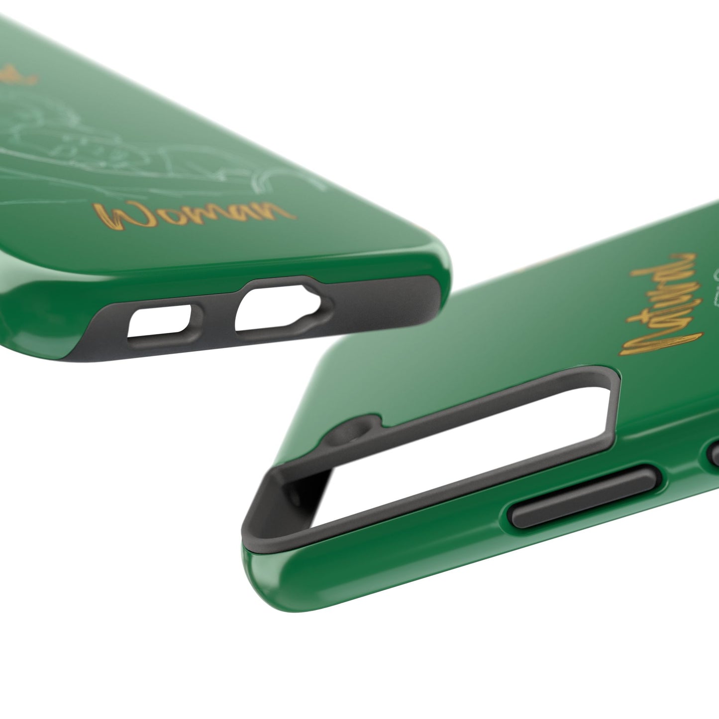 Natural Woman Loving Embrace (WL)Tough Phone Cases DARK GREEN