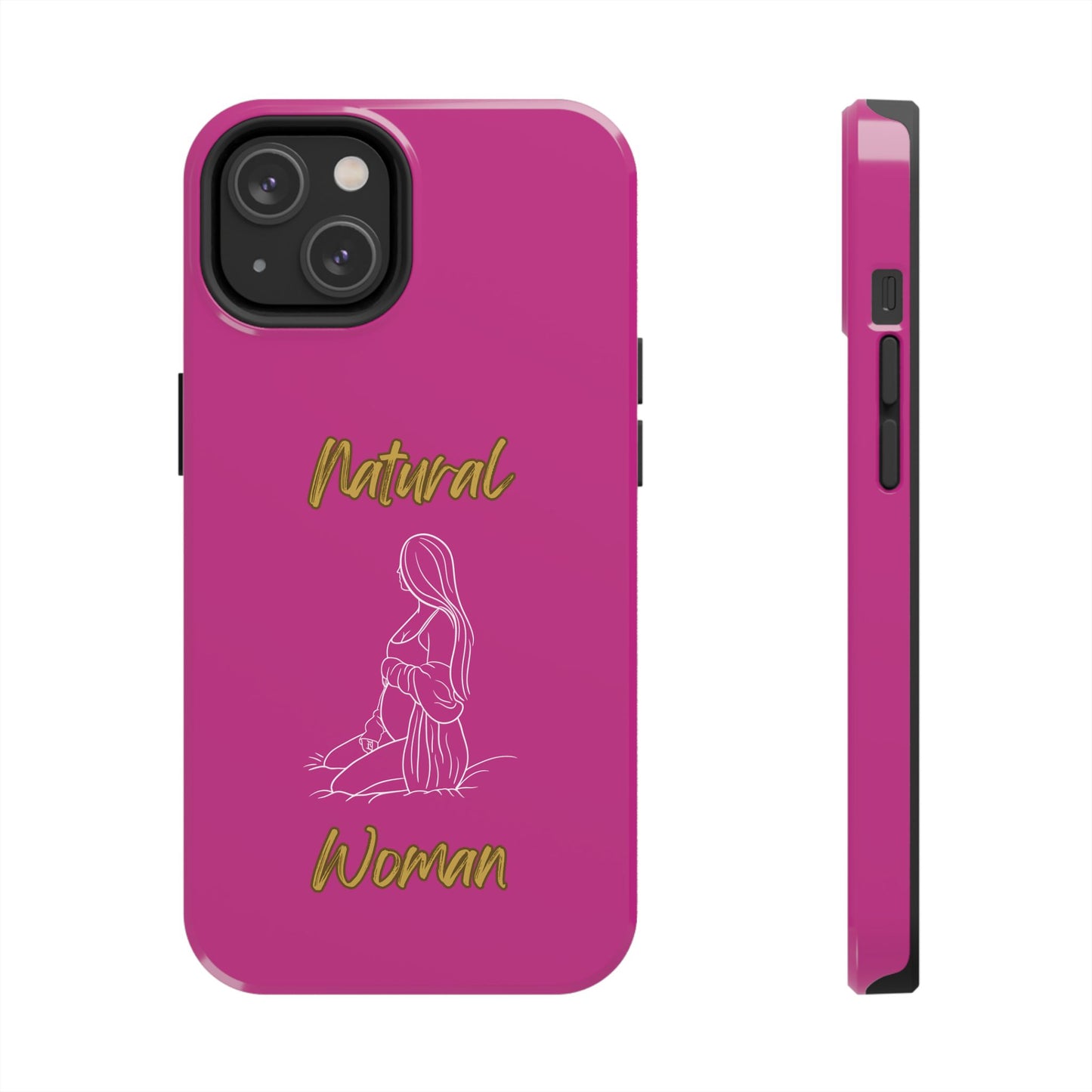 Natural Woman Expecting (WL)Tough Phone Cases PINK