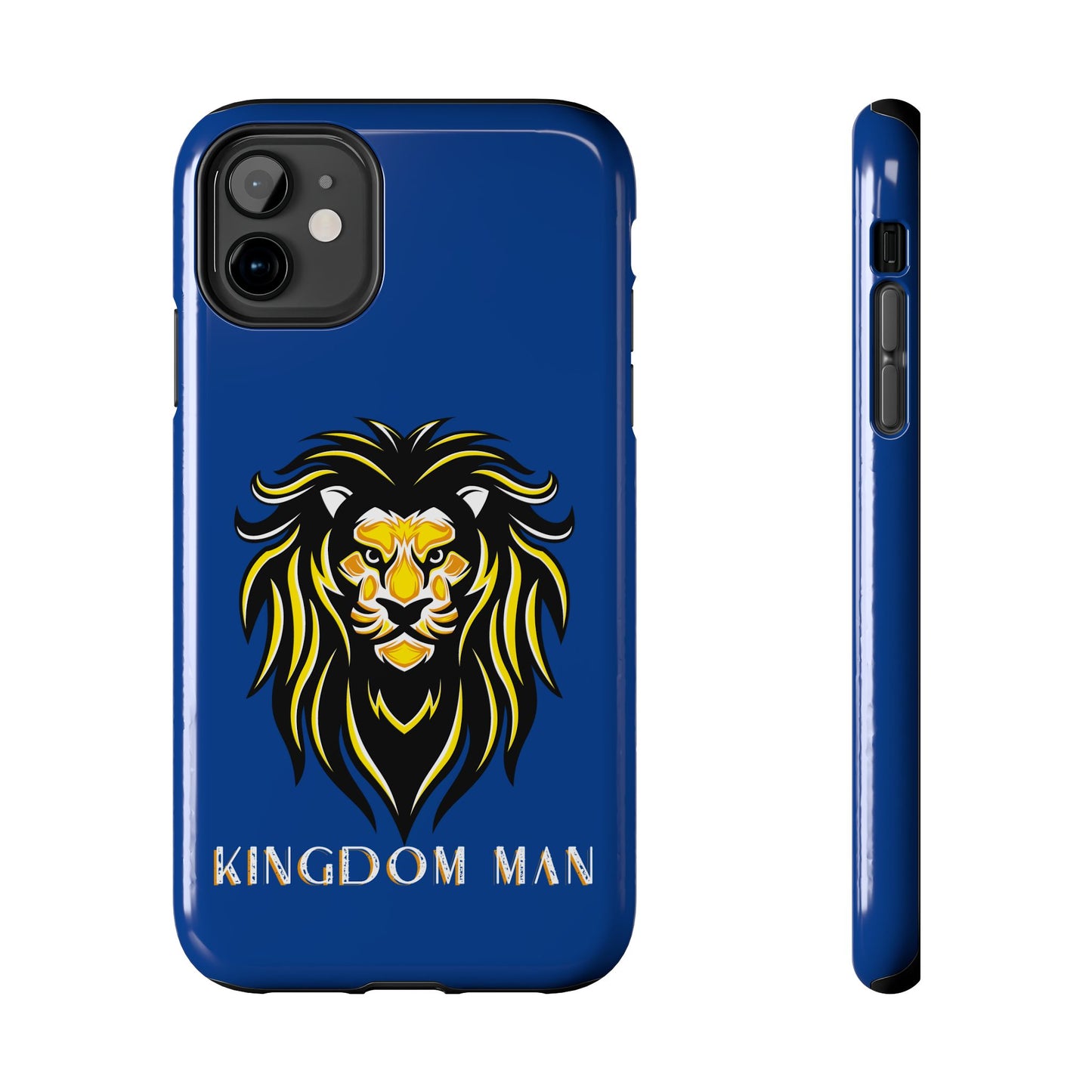 Kingdom Man (White-Gold Label) Tough Phone Case DARK BLUE