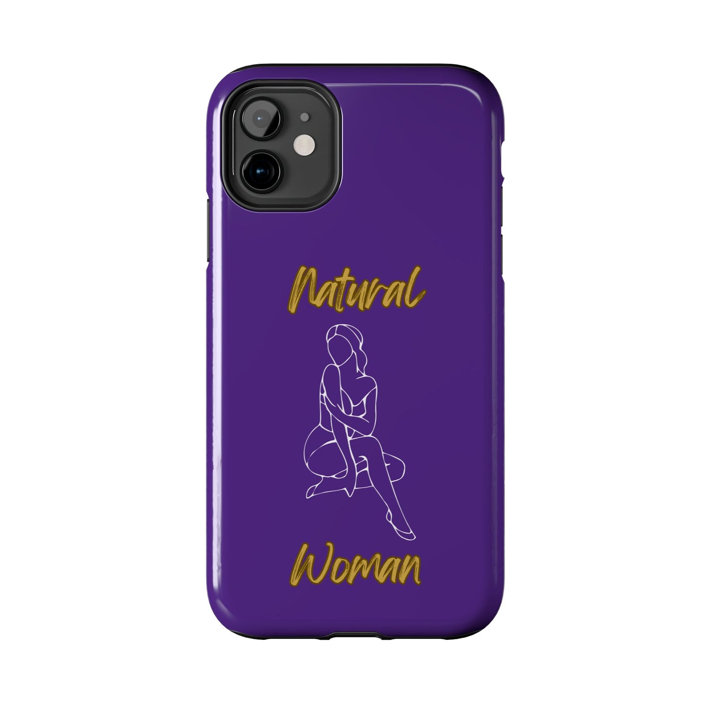 Natural Woman Shoulder Action (WL)Tough Phone Cases PURPLE