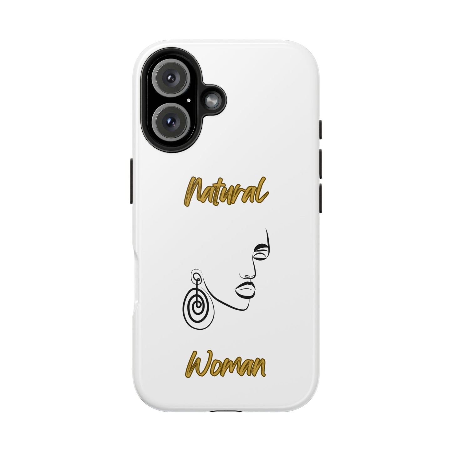 Natural Woman Music In My Soul (BL)Tough Phone Cases WHITE