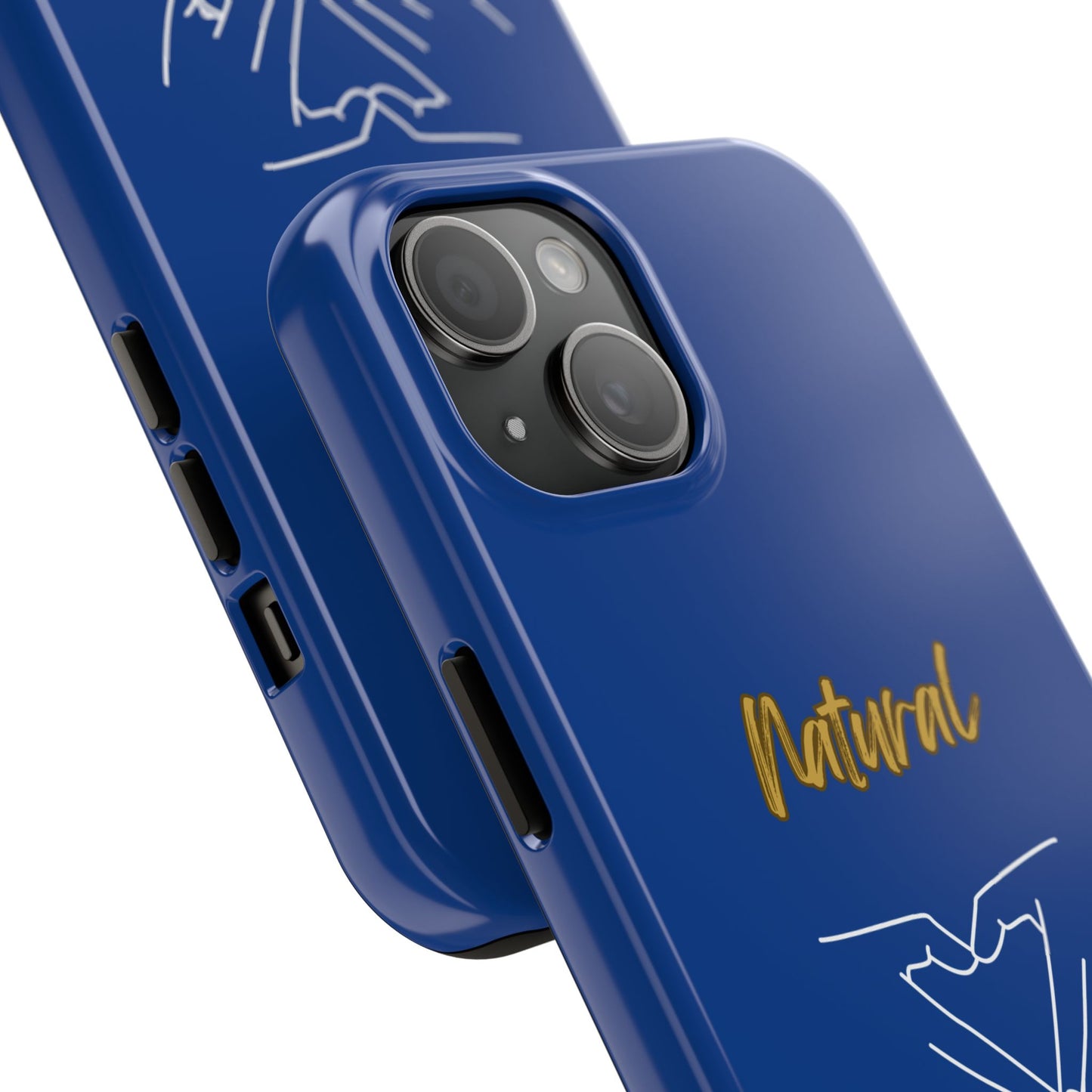 Natural Woman I Love You (WL)Tough Phone Cases DARK BLUE