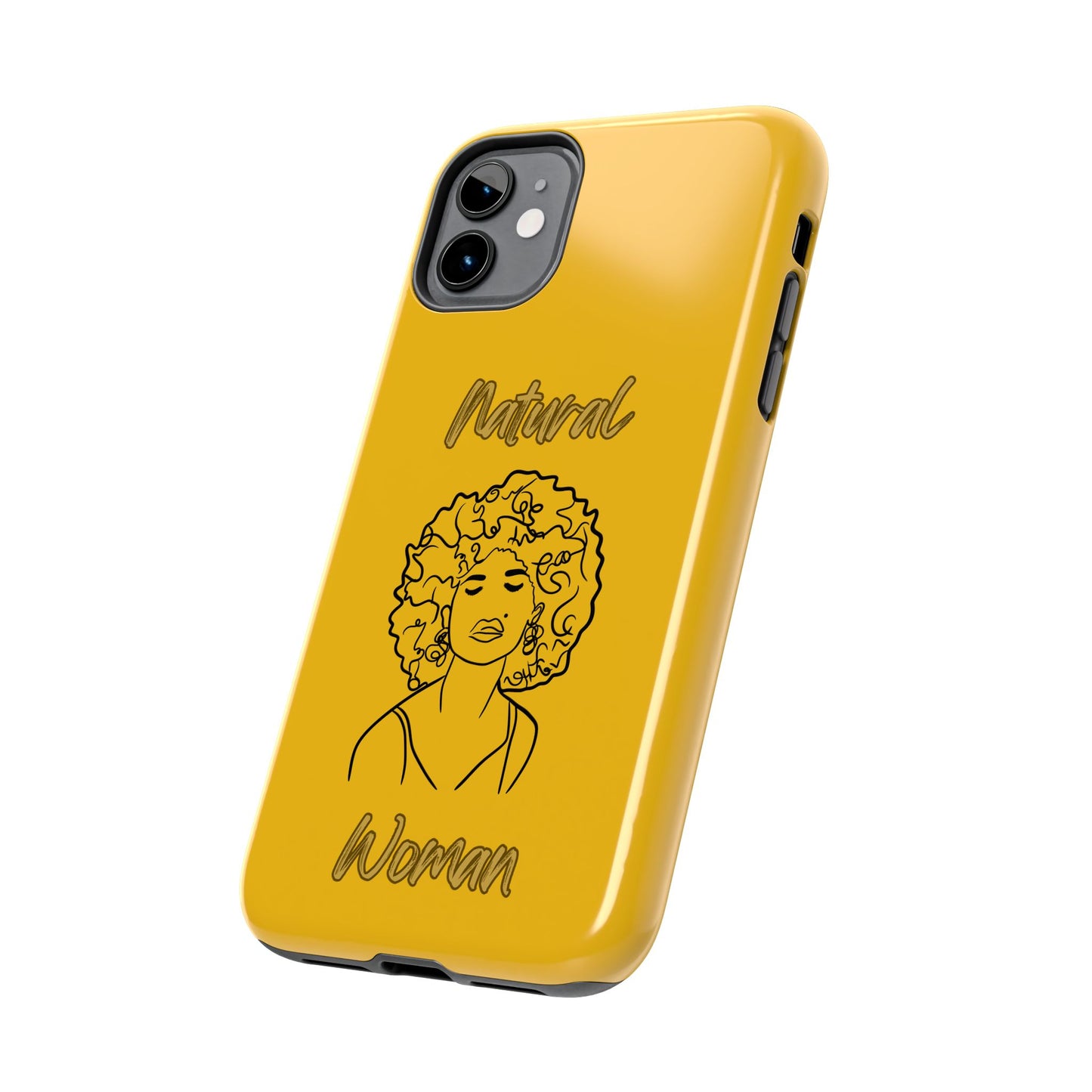 Natural Woman All About Me (BL)Tough Phone Cases YELLOW