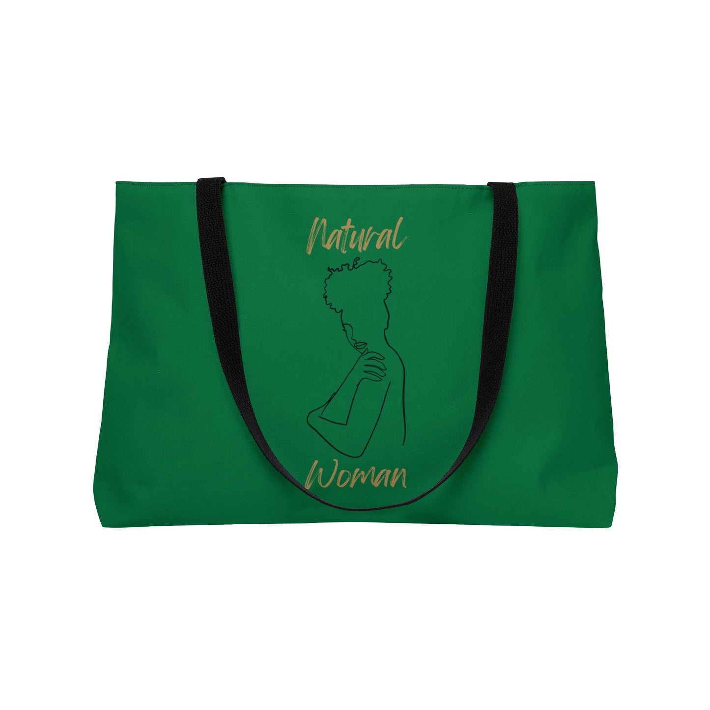 Natural Woman Sassy (BL) Weekender Tote Bag DARK GREEN