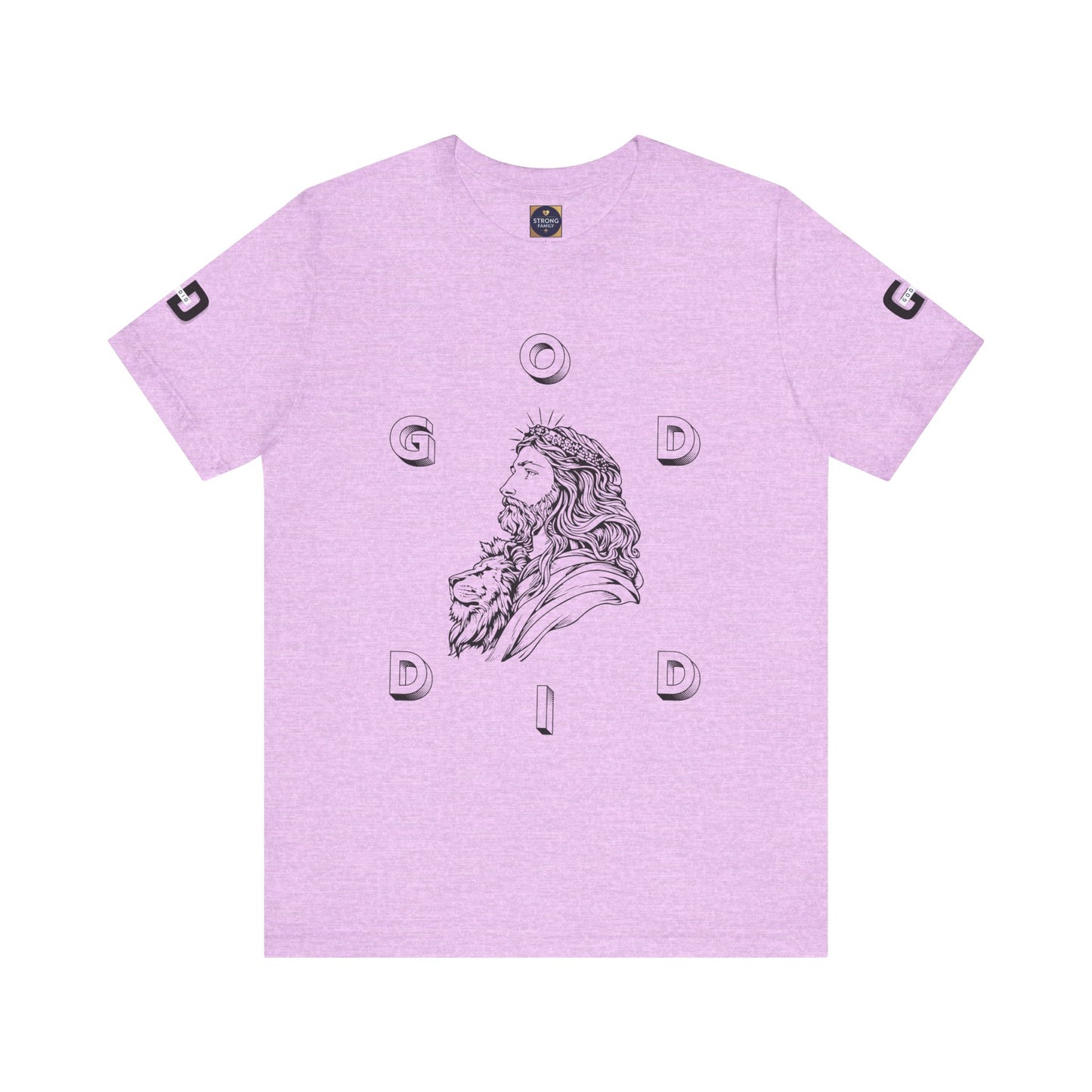 "GOD DID" —(BL) Jesus/Lion Profile