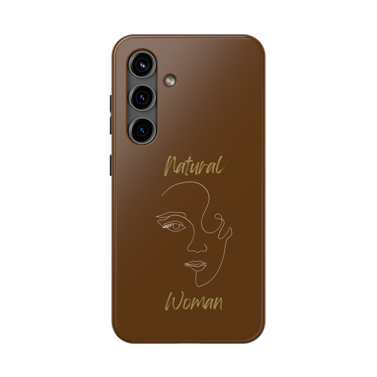 Natural Woman Looking (WL) Tough Phone Cases BROWN