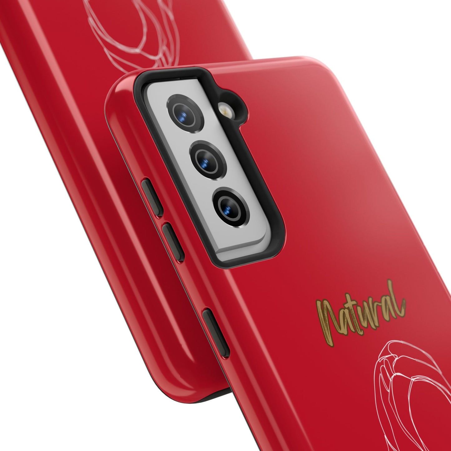 Natural Woman Towel Wrapped (WL)Tough Phone Cases DARK RED